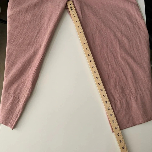 GOOD LUCK GEM Linen high waisted wide leg trouser pants women’s size medium - Picture 12 of 13
